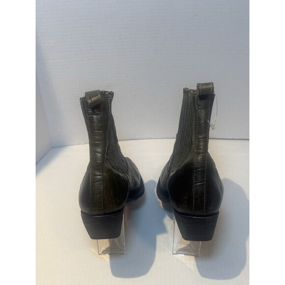 New FRYE SACHA CHELSEA Boots Green Leather Women's Size 9 B - Picture 4 of 11